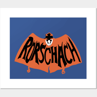 Adam West Style Rorschach tv logo Posters and Art